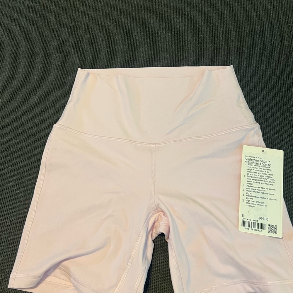 Lululemon Athletica  Pink organza High Rise Shorts